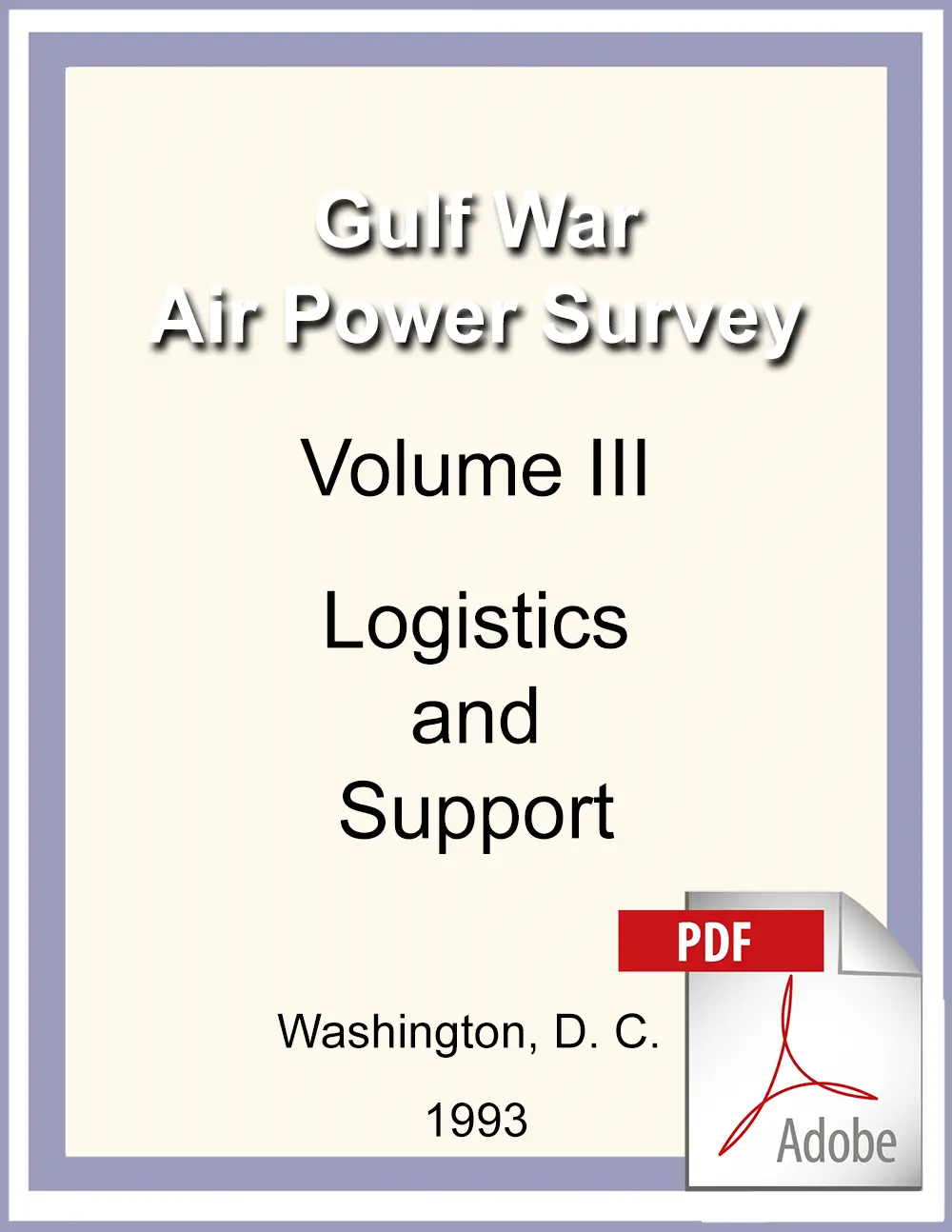 Gulf War Air Power Survey 1993